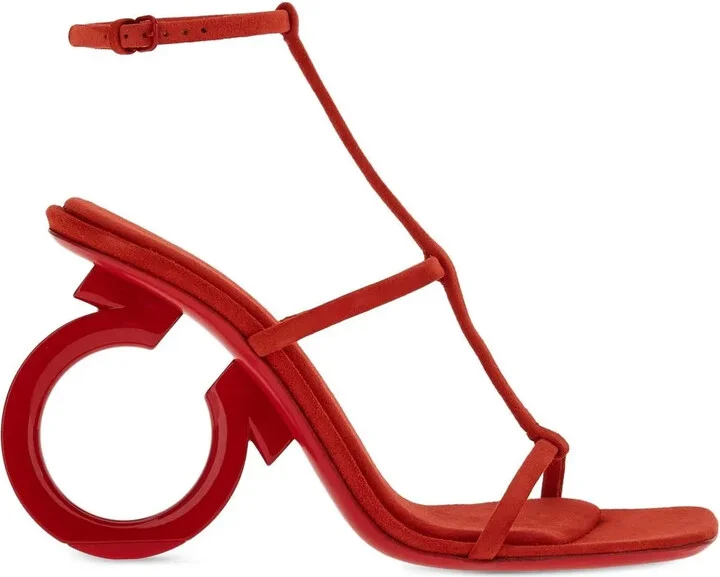 Elina 105mm suede sandals