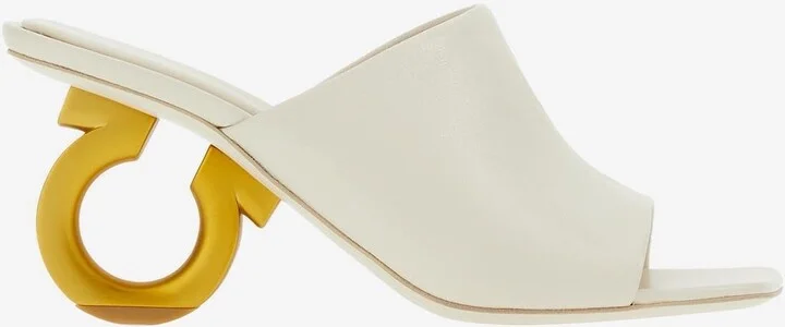 Elina 70 Gancini-Heel Mules