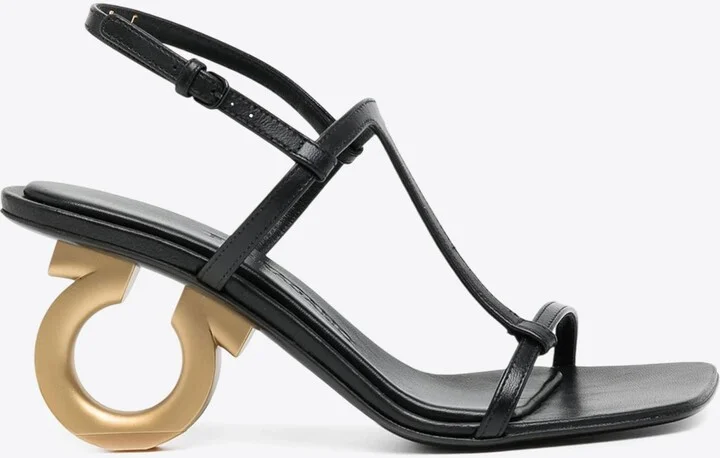 Elina 70 T-strap Leather Sandals
