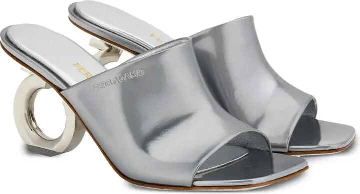 Elina 70mm patent leather sandals - Image 2