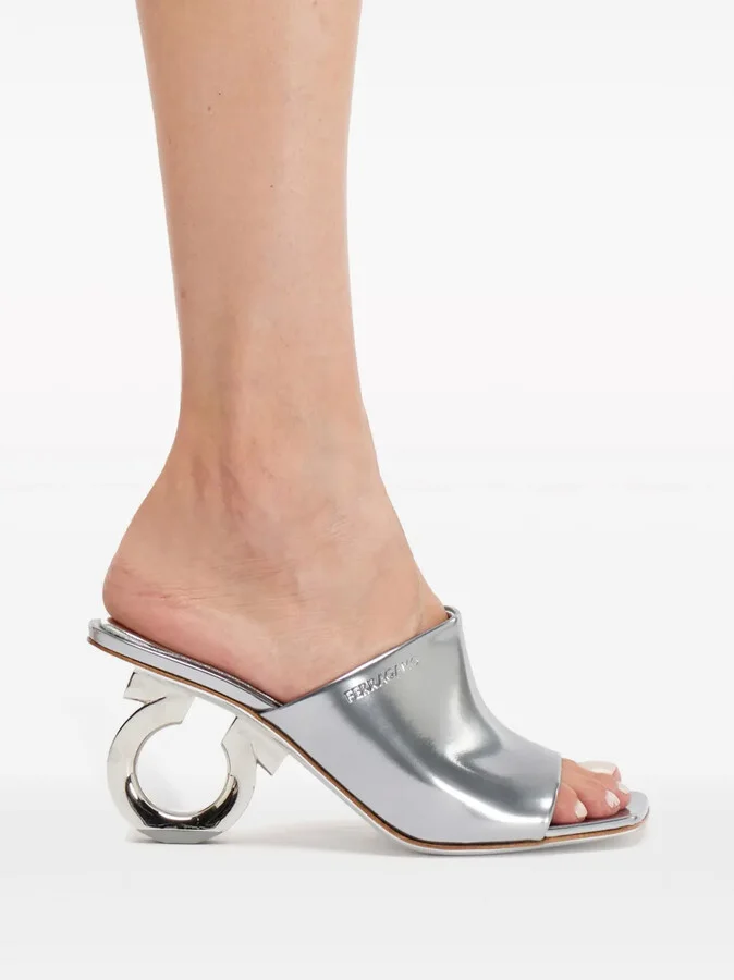 Elina 70mm patent leather sandals - Image 5