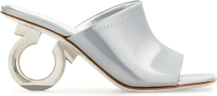 Elina 70mm patent leather sandals