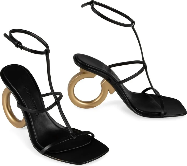 Elina Leather Sandals - Image 3