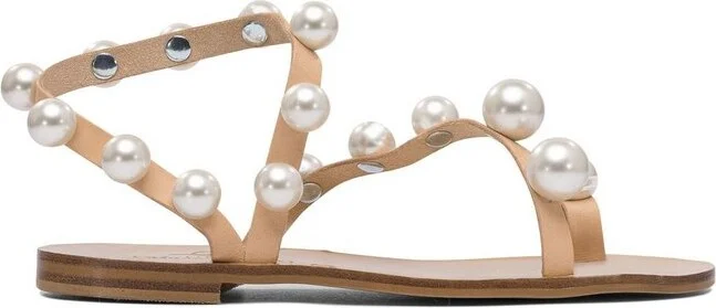 Elina Linardaki Embellished Sandals