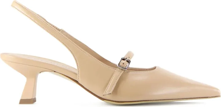 Elina pointed-toe slingback pumps