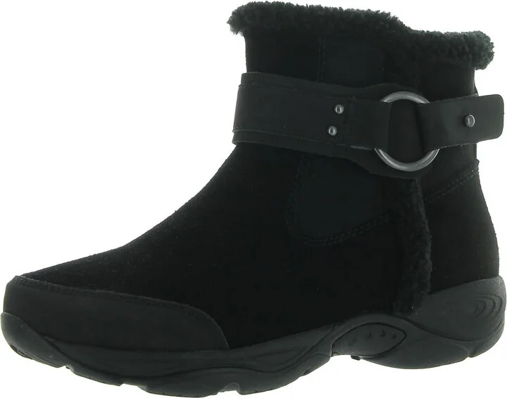 Elinor Womens Suede Faux Fur Lined Winter & Snow Boots