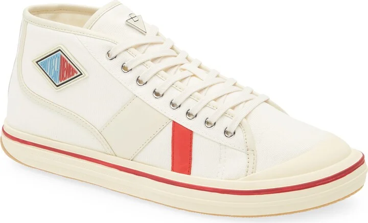 Eliot Mixed Media Mid Top Sneaker