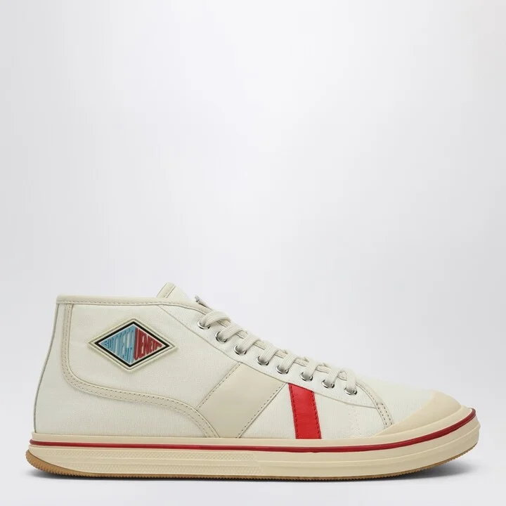 Eliot Sneakers in Ivory/Red
