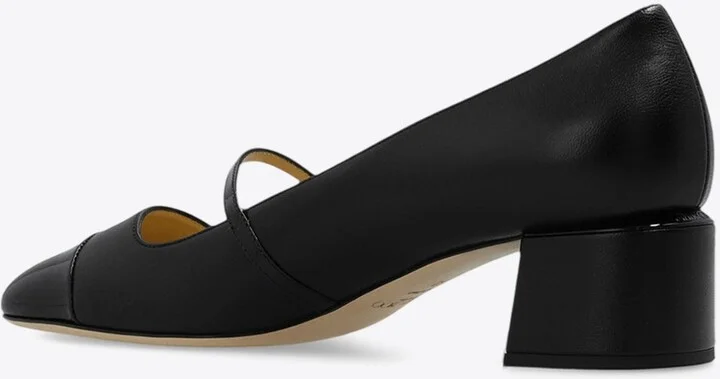 Elisa 45 Glossy Leather Pumps - Image 2