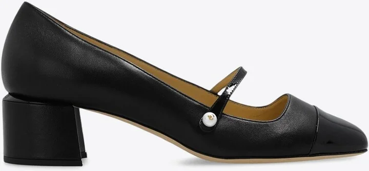 Elisa 45 Glossy Leather Pumps