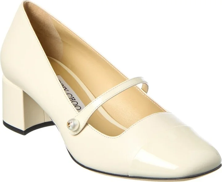 Elisa 45 Leather & Patent Pump