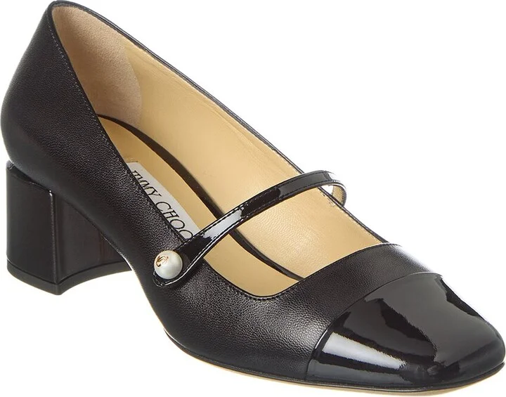 Elisa 45 Leather & Patent Pump