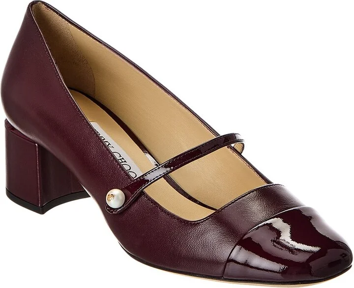 Elisa 45 Leather & Patent Pump