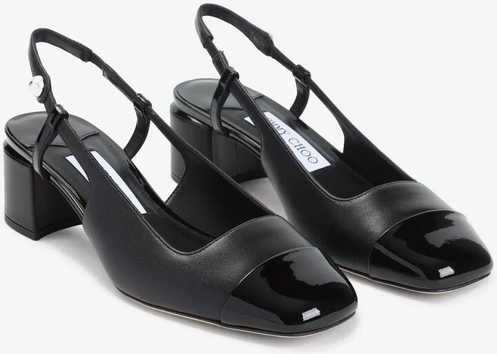 Elisa 45 Leather Slingback Pumps - Image 2