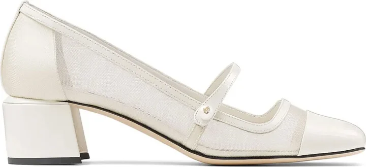 Elisa 45mm leather pumps