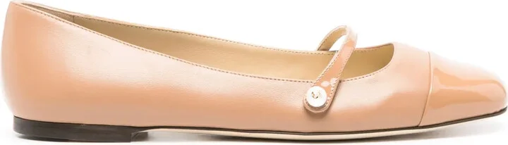 Elisa leather ballerina shoes