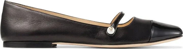 Elisa leather ballerina shoes