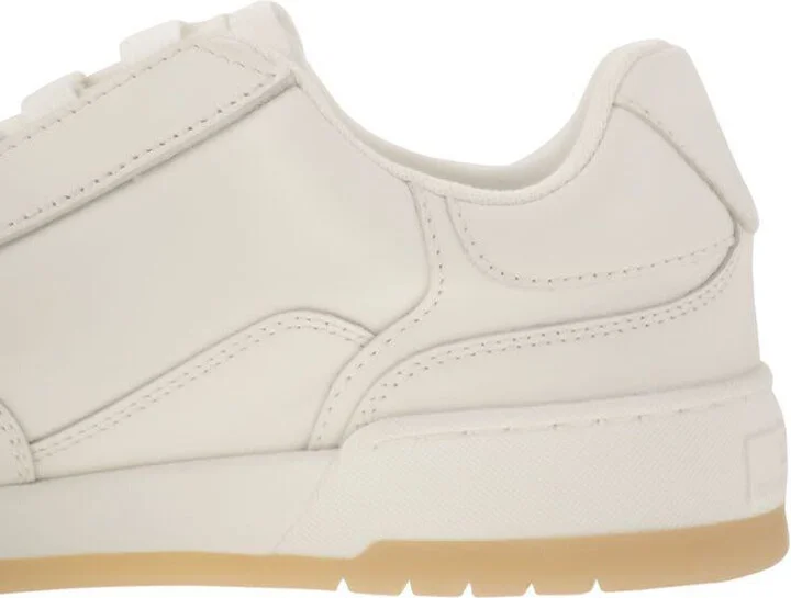 Elisabetta Franchi Leather Sneakers With Logo - Image 7