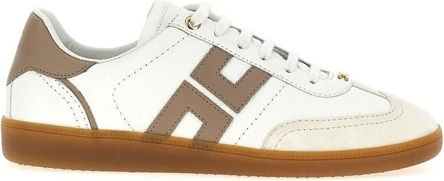 Elisabetta Franchi Logo Patch Lace-Up Sneakers