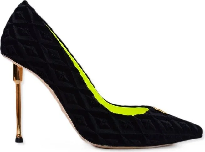 Elisabetta Franchi Logo Plaque Pointed-Toe Pumps