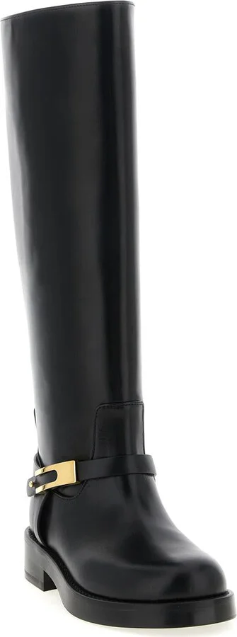 Elisabetta Franchi Logo Strap Boots - Image 2