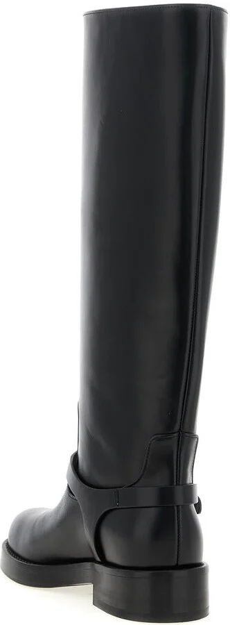 Elisabetta Franchi Logo Strap Boots - Image 3