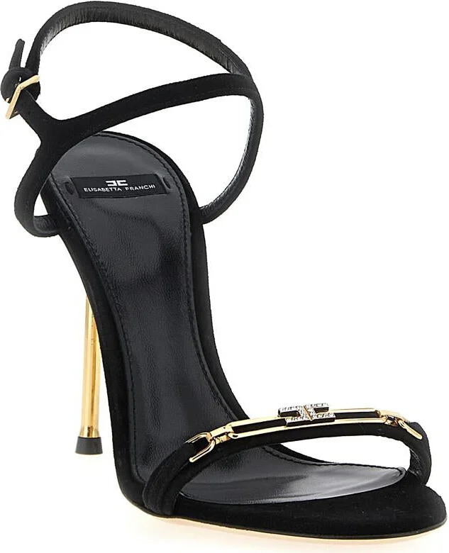 Elisabetta Franchi Sculpture Heel Sandals - Image 2