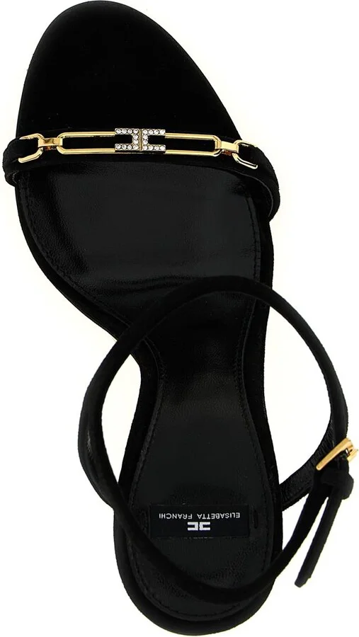 Elisabetta Franchi Sculpture Heel Sandals - Image 4