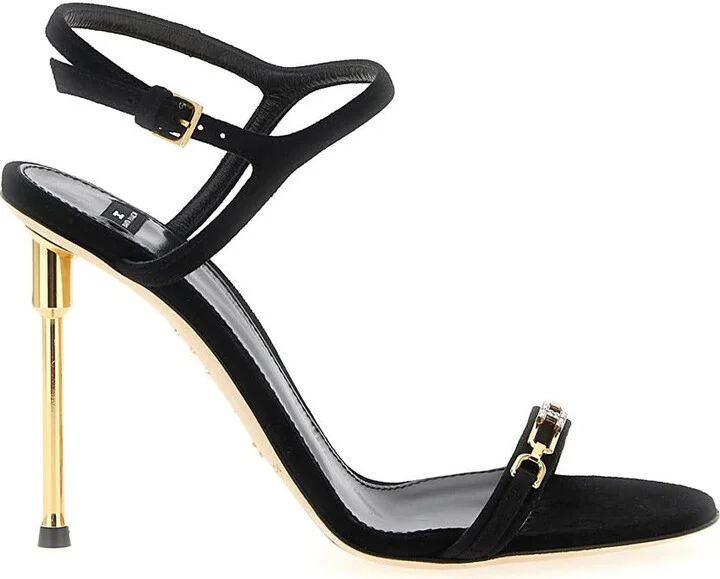 Elisabetta Franchi Sculpture Heel Sandals