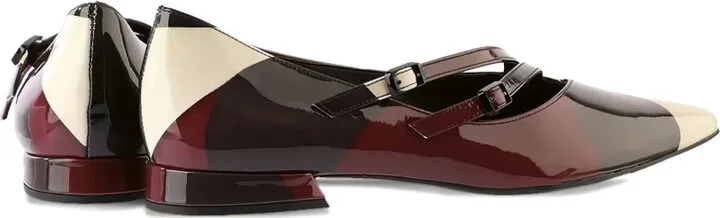 Elise colour-block pointed-toe pumps - Image 3