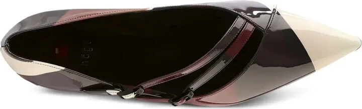 Elise colour-block pointed-toe pumps - Image 4