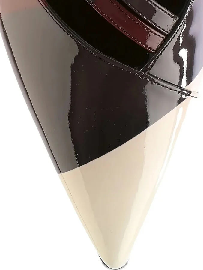 Elise colour-block pointed-toe pumps - Image 5