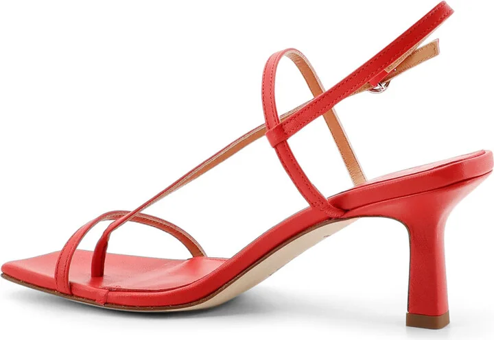 Elise Leather Thong Sandals - Image 3