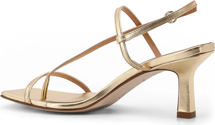 Elise Leather Thong Sandals - Image 3