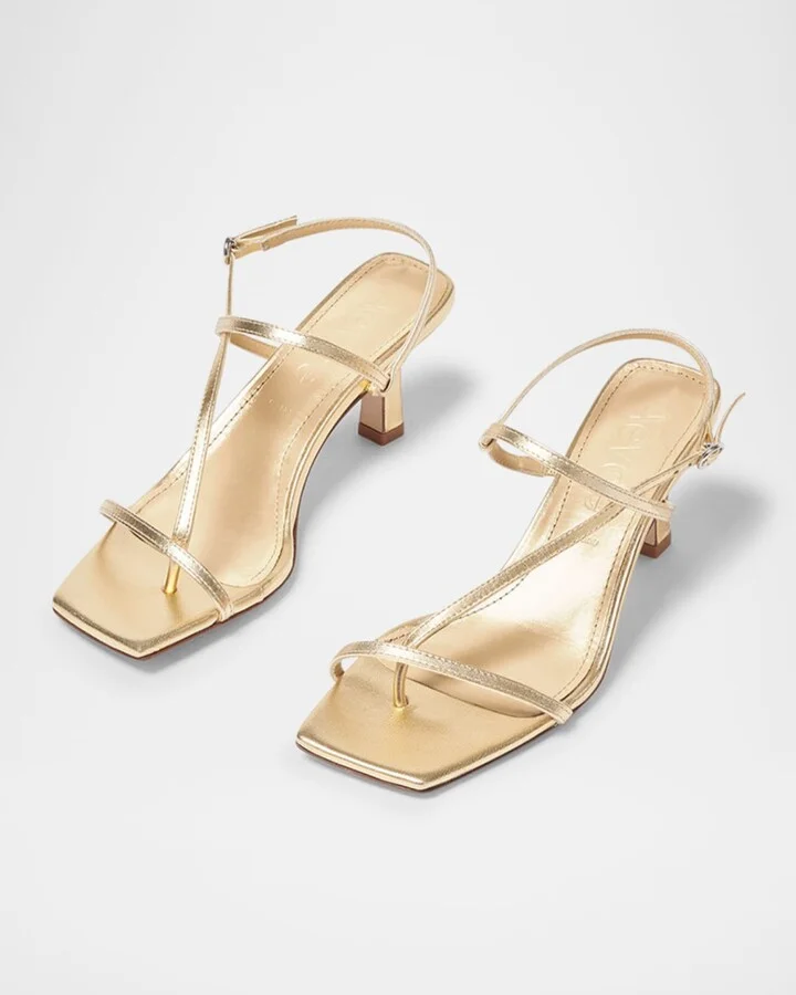 Elise Napa Leather Sandals - Image 2