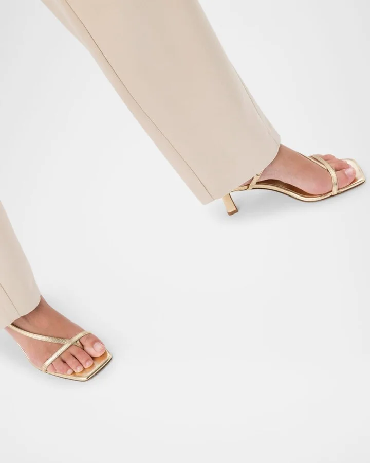 Elise Napa Leather Sandals - Image 4