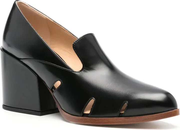 Eliza 75mm leather pumps - Image 2