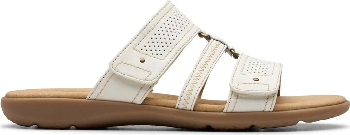 Elizabelle Ave in White Leather
