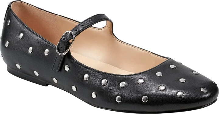 Elizza Studded Mary Jane Flat