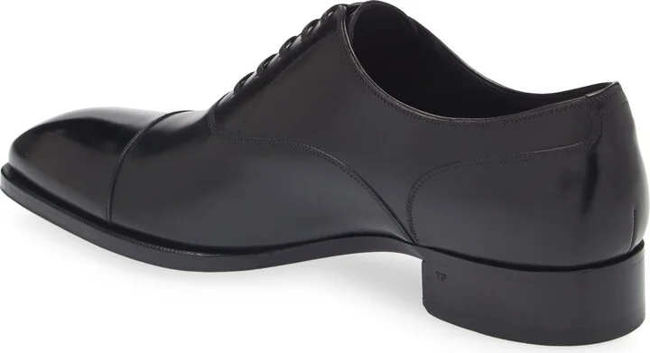 Elkan Burnished Leather Oxford - Image 2