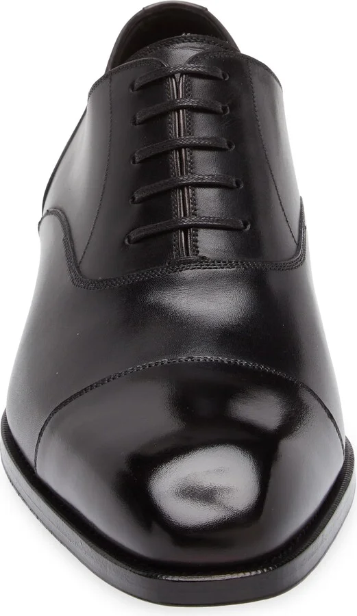Elkan Burnished Leather Oxford - Image 4