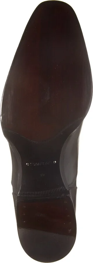 Elkan Burnished Leather Oxford - Image 6
