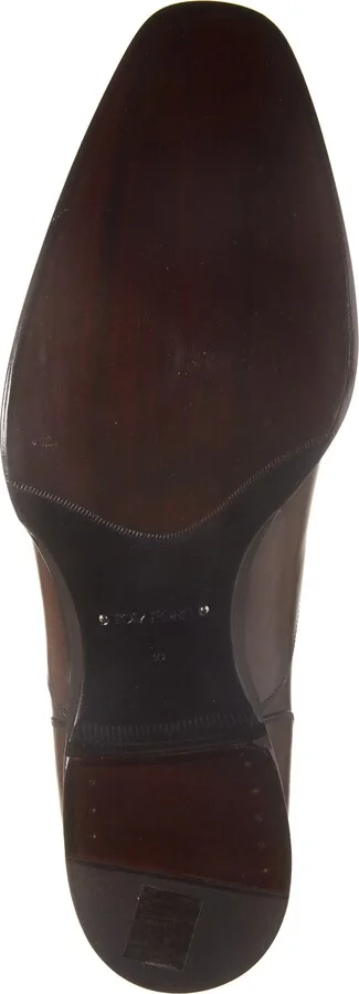 Elkan Burnished Leather Oxford - Image 6
