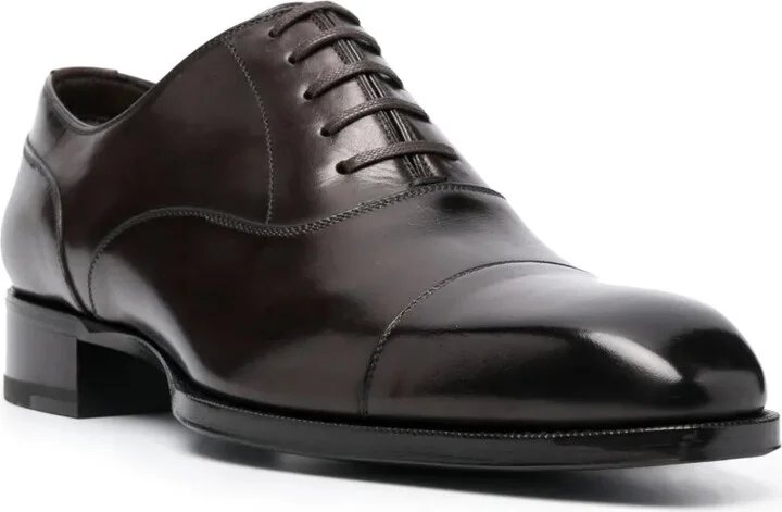 Elkan lace-up leather oxford shoes - Image 2