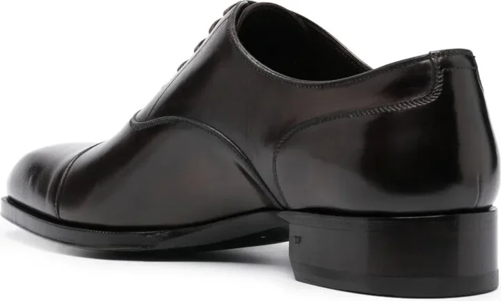 Elkan lace-up leather oxford shoes - Image 3