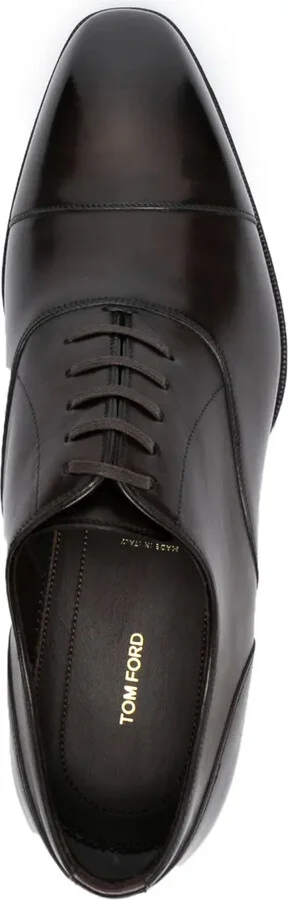 Elkan lace-up leather oxford shoes - Image 4