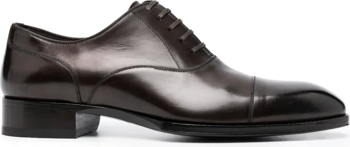 Elkan lace-up leather oxford shoes
