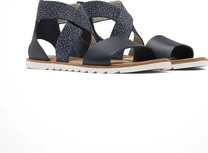 Ella II 1936651-466 Sandals Women's US 6.5 Black Criss Cross Straps TF1063