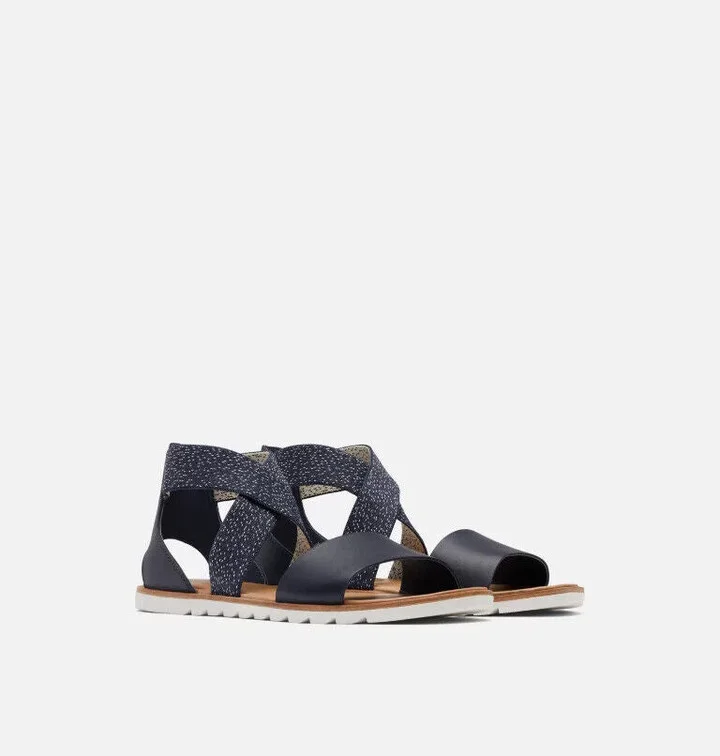 Ella II NL4041-466 Sandals Women's US 11 Nocturnal Leather Slip-On GBNC333