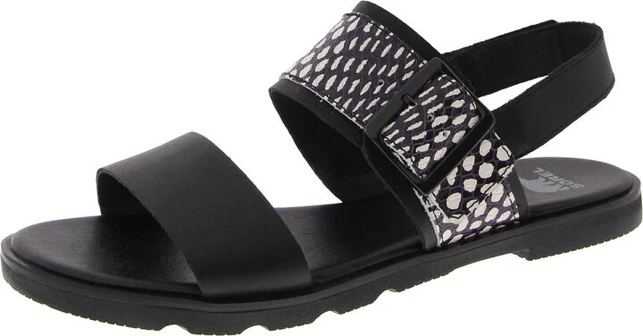 Ella III Slingback Womens Open Toe Strappy Slingback Sandals
